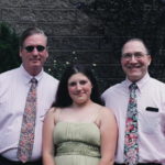 Anthony F. Chiffolo '81 (R) with daughter and partner Rustydaughter