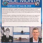 Command Flier Announcing LGBT Pride at Strategic Systems Program Office 